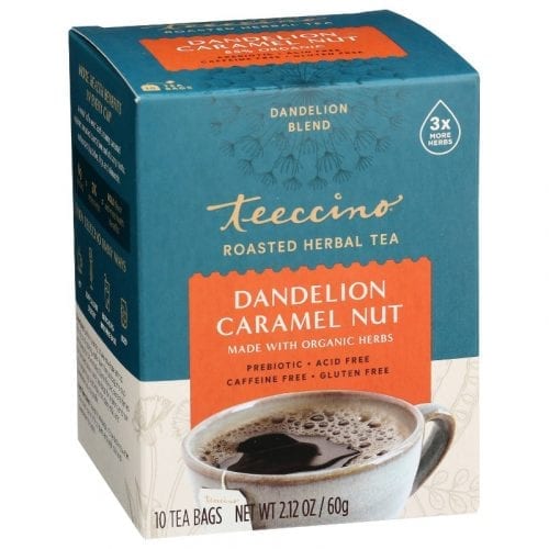Teeccino Dandelion Caramel Nut 10tbg