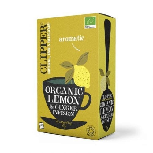 Clipper Lemon Ginger Infusion 20bags