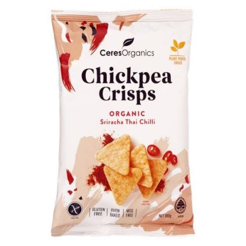 Ceres Chickpea Crisp Sriracha Thai Chilli 100g