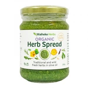 Waiheke Herbs Spread Organic Garlic 200g