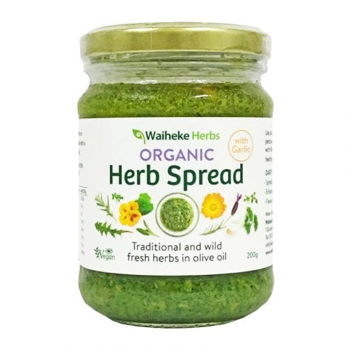 Waiheke Herbs Spread Organic Garlic 200g