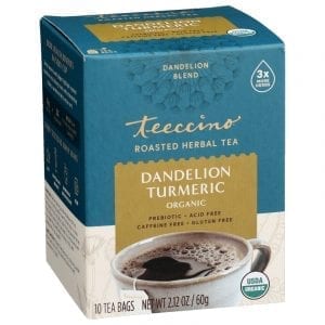 Teeccino Dandelion Turmeric 10tbg