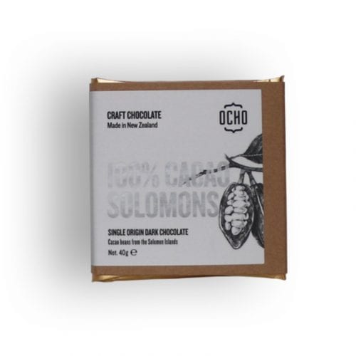 Ocho 100% Cacao Solomons 40g