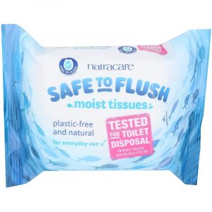 Natracare Safe to Flush Moist Tissues 30pk