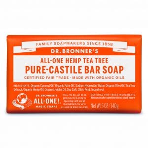 Dr Bronners Bar Soap Tea Tree 140g