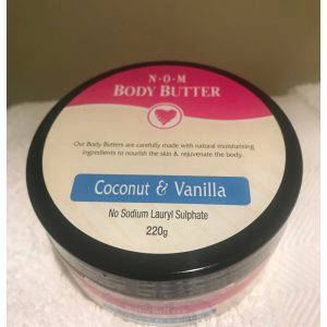 Coconut & Vanilla Body Butter 220g - N.O.M