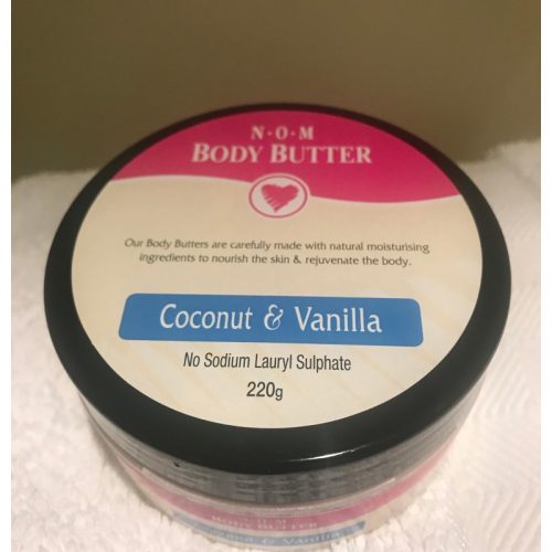 Coconut & Vanilla Body Butter 220g - N.O.M