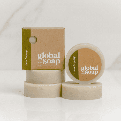 GlobalSoap Shave Bar White