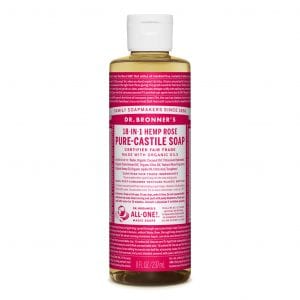 Dr Bronners Rose Castile Soap 237ml