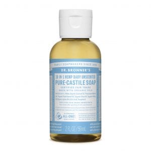 Dr Bronners Baby Unscented Castile 59ml