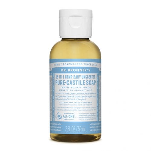 Dr Bronners Baby Unscented Castile 59ml