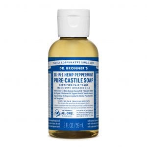 Dr Bronners Peppermint Castile 59ml