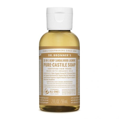 Dr Bronners Sandalwood Jasmine Castile Soap 59ml