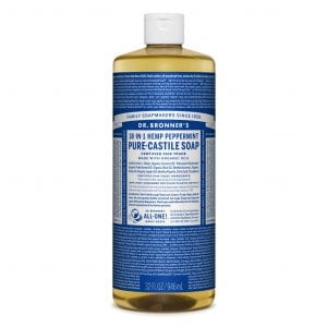 Dr Bronners Peppermint Castile 946ml
