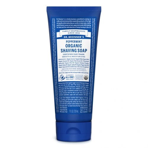 Dr Bronners Spearmint Peppermint Shaving Soap 208ml