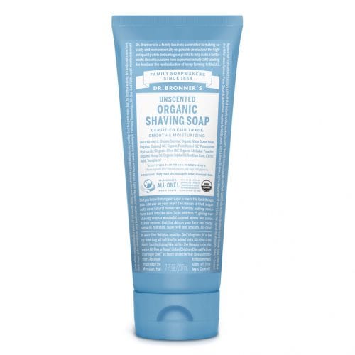 Dr Bronners Unscented Shaving 208ml