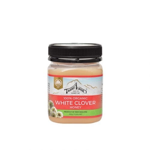Tranz Alpine White Clover Honey 250g
