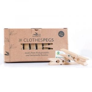 GoBamboo 20 Clothes Pegs