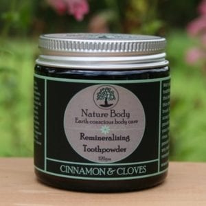 NatureBody Toothpowder Cinnamon Cloves 60g