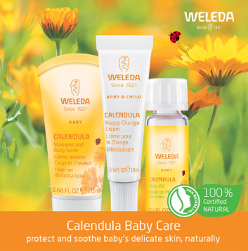 weleda calendula baby care gift pack