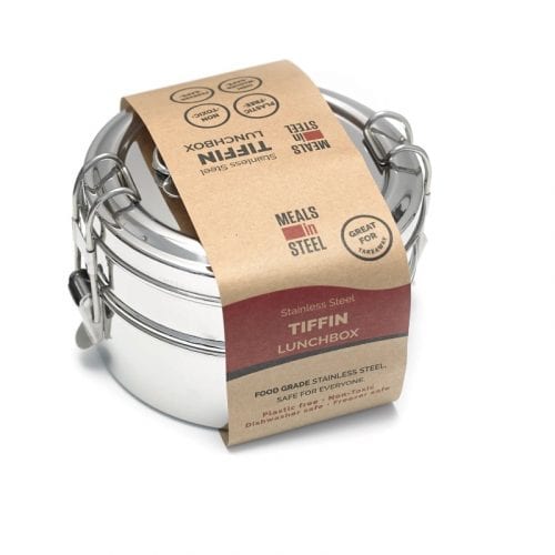 Meals In Steel Round Tiffan Twin box