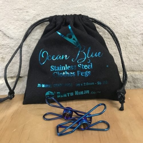 BentoNinja Clothes Peg Ocean Blue 20bg