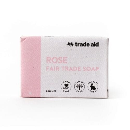 Trade Aid Soap Rose 80g