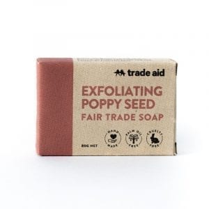 TradeAid Soap Poppy Seed Exfoliating 80g