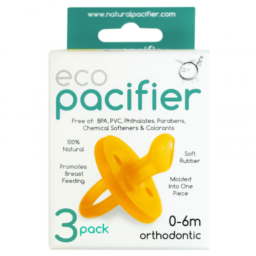 EcoPacifer Orthodontic 0-6mth 3pk