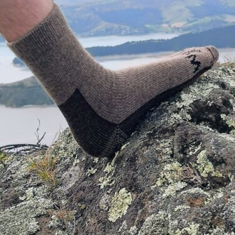Wyld Sock Casual Wool/Possum Size 11-13, Taste Nature