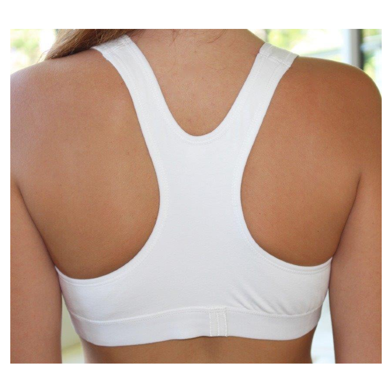 BlessedE Yoga Bra White XS, Taste Nature