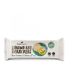 Ceres Brown Rice Cracker Sour Cream 115g