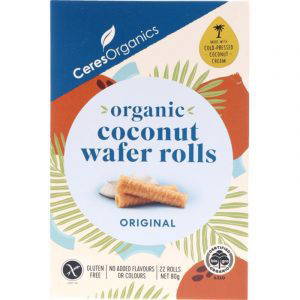 Ceres Coconut Wafer Roll Original 22pk