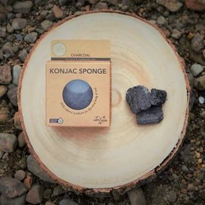 Nudi Point Konjac Face Sponge Charcoal