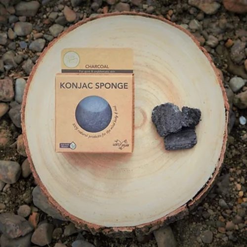 Nudi Point Konjac Face Sponge Charcoal
