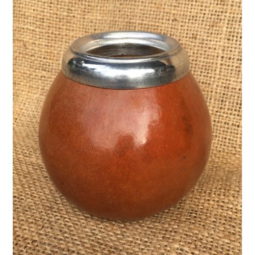 YerbaMate Gourd Silver Rim