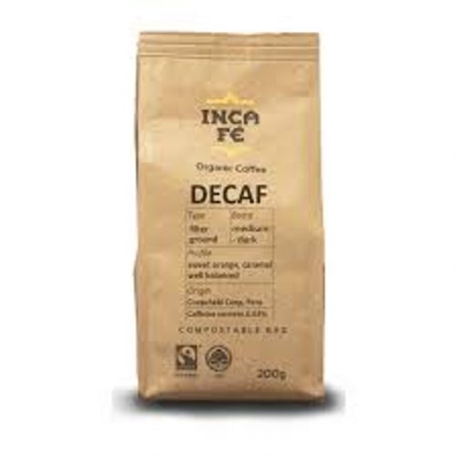 IncaFe Decaf Filter/Plunger Coffee Med/Dark 200g