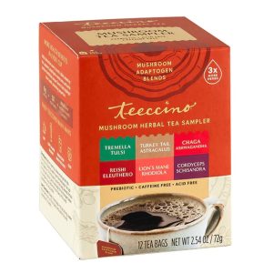 Teeccino Mushroom Tea Samp 12Pck