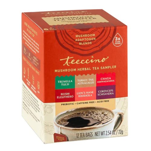 Teeccino Mushroom Tea Samp 12Pck