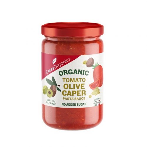 Ceres Pasta Sauce Tomato Olive Caper 690g
