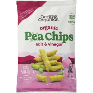 Ceres Pea Chips Salt Vinegar 100g