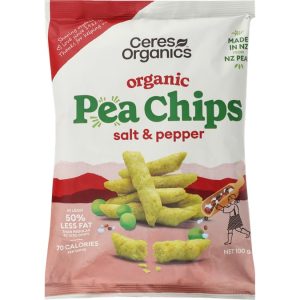 Ceres Pea Chips Salt Pepper 100g