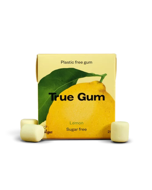 TrueGum Chewing Gum Lemon 21g