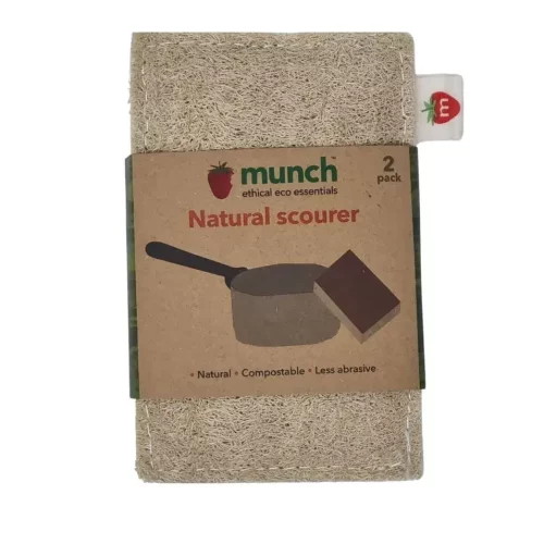 Munch Natural Scourer 2pk