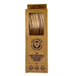 EcoEarth Disposabl Spoons 24pk