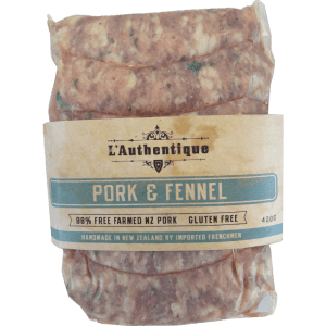 L'Authentique Pork Fennel Sausages 420g