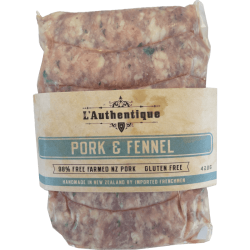 L'Authentique Pork Fennel Sausages 420g