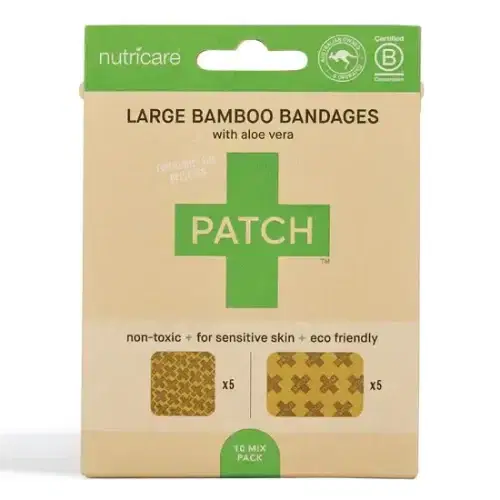 PATCH Lge Bambo Aloe Vera 10pk