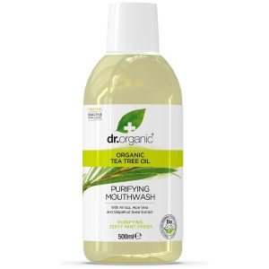 DrOrganic Mouthwash Tea Tree 500ml