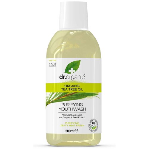 DrOrganic Mouthwash Tea Tree 500ml